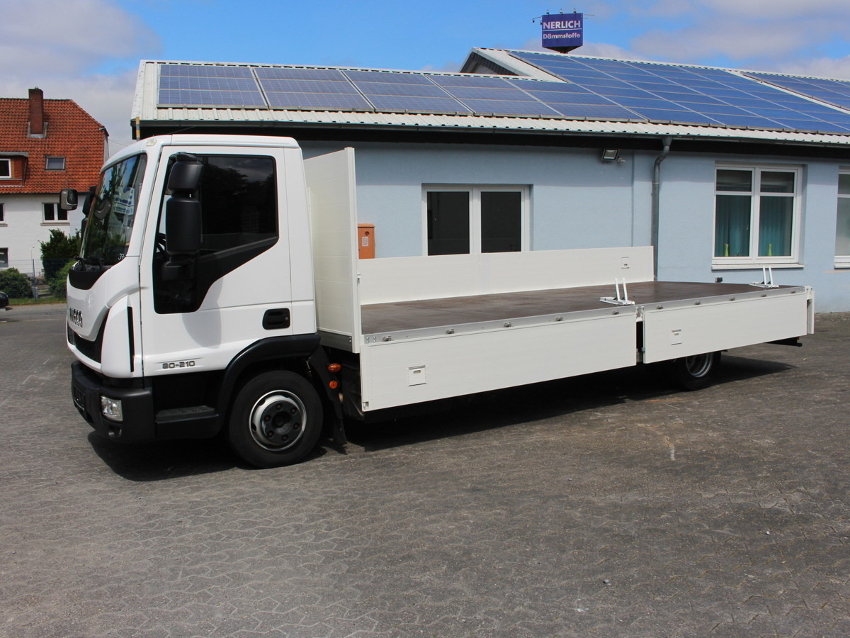 IVECO Euro Cargo 80E21 Alu Pritsche 6.10m! NEU AHK - Flatbed van: picture 2 IVECO Euro Cargo 80E21 Alu Pritsche 6.10m! NEU AHK - Flatbed van: picture 2