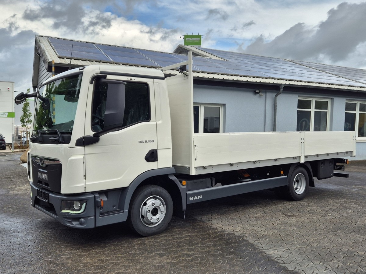 MAN TGL 8.160 BL NEU Alu Pritsche 5.5m 8.190 - Flatbed van: picture 1 MAN TGL 8.160 BL NEU Alu Pritsche 5.5m 8.190 - Flatbed van: picture 1