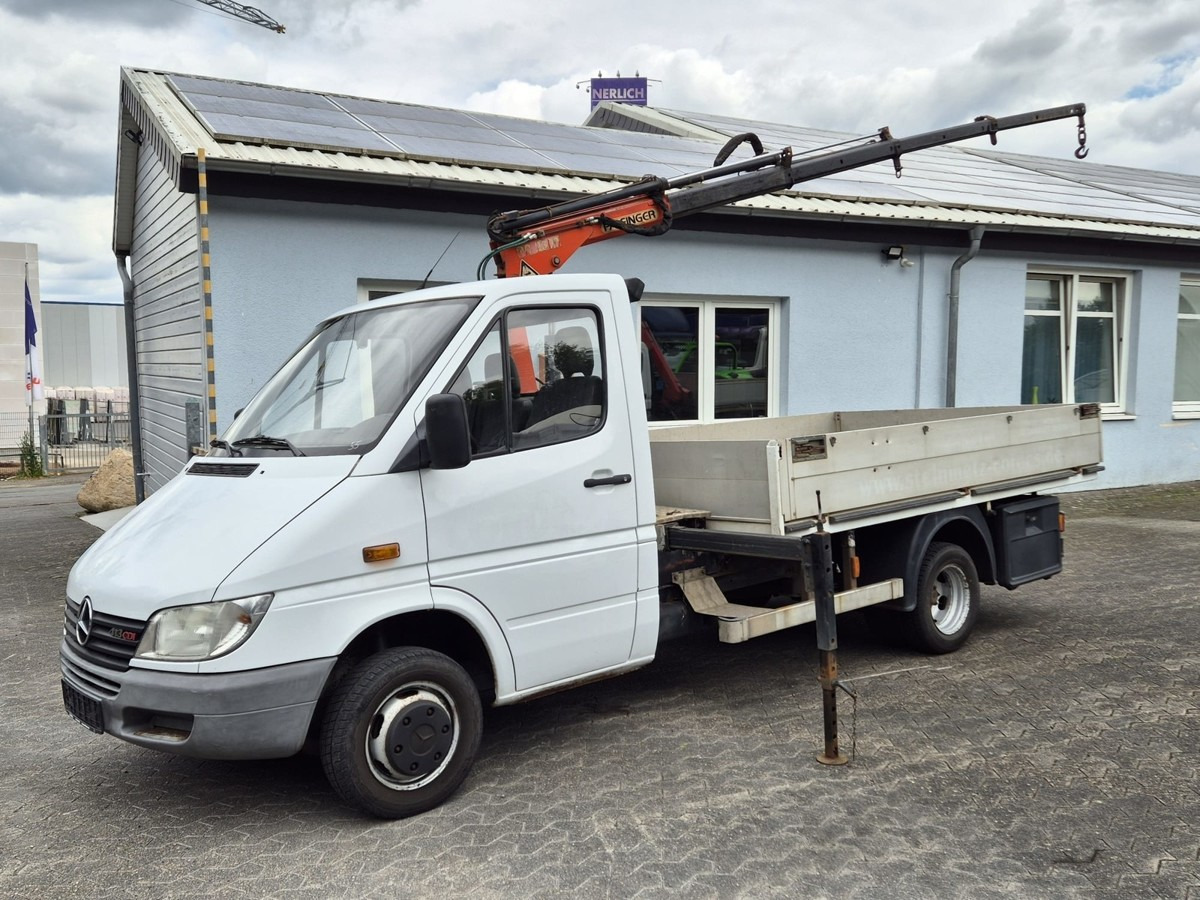 MERCEDES-BENZ Sprinter 413 313 Pritsche Kran Palfinger PC2300 - Flatbed van: picture 1 MERCEDES-BENZ Sprinter 413 313 Pritsche Kran Palfinger PC2300 - Flatbed van: picture 1
