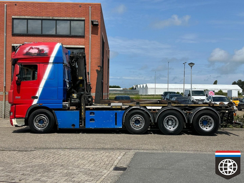 DAF FAK XF105 510 * MANUAL 16x ZF ** PALLFINGER PK20002 ** PALIFT HOOK 25t ** 8X2/4 - Crane truck: picture 3 DAF FAK XF105 510 * MANUAL 16x ZF ** PALLFINGER PK20002 ** PALIFT HOOK 25t ** 8X2/4 - Crane truck: picture 3