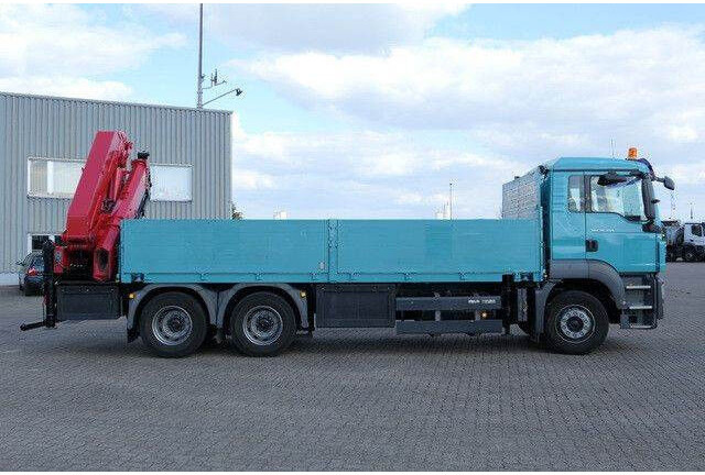 MAN 26.400 TGS BL, Kran HMF 4220 K4, Funk, Container - Dropside/ Flatbed truck: picture 4 MAN 26.400 TGS BL, Kran HMF 4220 K4, Funk, Container - Dropside/ Flatbed truck: picture 4