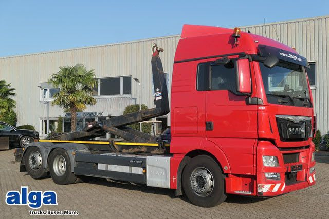 MAN 26.440 TGX LL 6x2, VDL S-21-6400, Klima, Navi - Hook lift truck: picture 1 MAN 26.440 TGX LL 6x2, VDL S-21-6400, Klima, Navi - Hook lift truck: picture 1