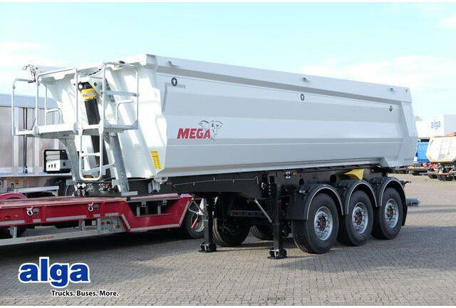 Mega MNW, Stahl, 25m³, Luft-Lift, anliegende Klappe - Tipper semi-trailer: picture 1 Mega MNW, Stahl, 25m³, Luft-Lift, anliegende Klappe - Tipper semi-trailer: picture 1