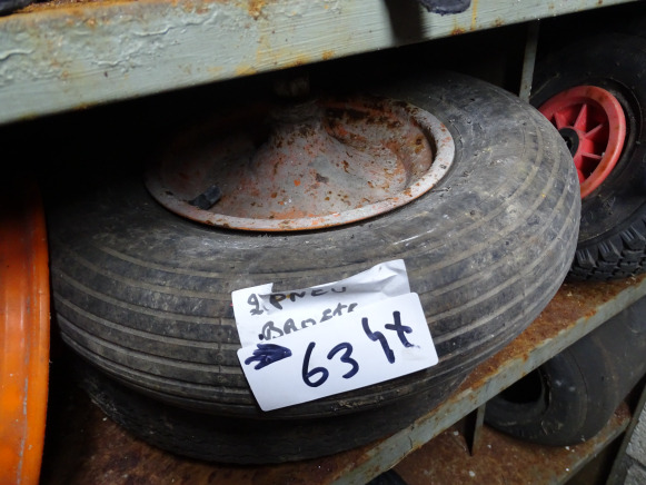 2 Roues de brouette, 2 Roues de diable, Jante plastique - Wheel and tire package for Farm tractor: picture 3 2 Roues de brouette, 2 Roues de diable, Jante plastique - Wheel and tire package for Farm tractor: picture 3