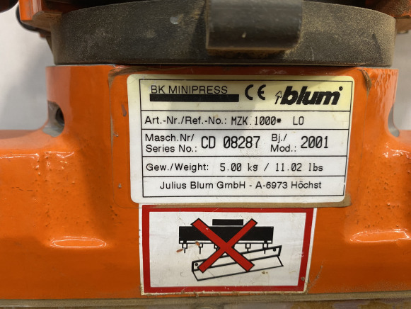 Perceuses multibroches BLUM MZK 1000 - Metalworking machinery: picture 2 Perceuses multibroches BLUM MZK 1000 - Metalworking machinery: picture 2