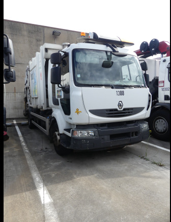 Garbage truck REF:1388 - Camion poubelle Renault Midlum 270DXI (2011-185.032 km): picture 1