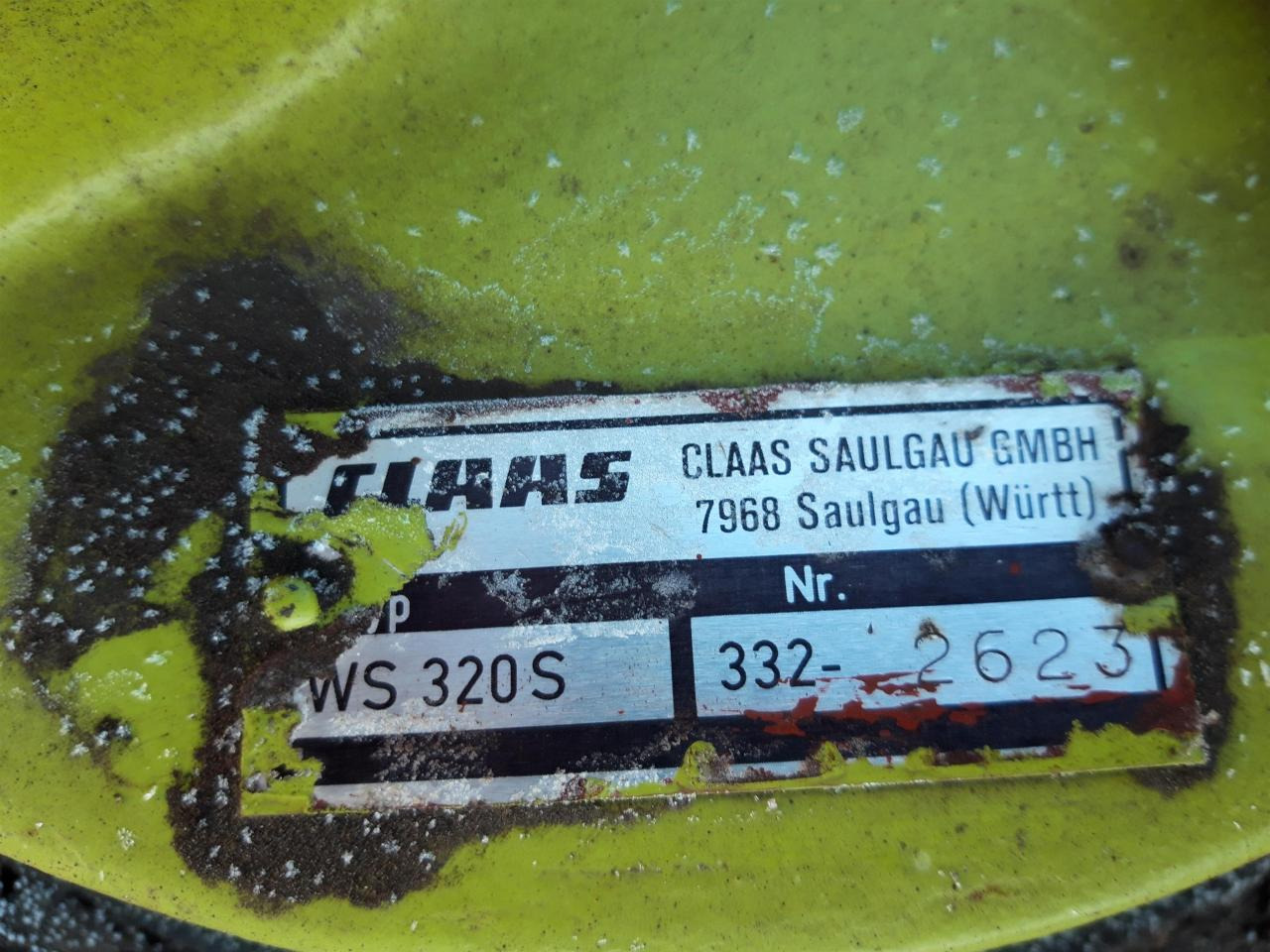 CLAAS WS 320 S - Tedder/ Rake: picture 3 CLAAS WS 320 S - Tedder/ Rake: picture 3