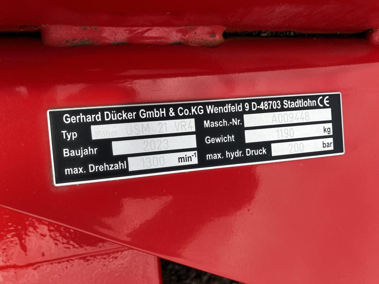 Dücker USM-21 - Flail mower: picture 5 Dücker USM-21 - Flail mower: picture 5