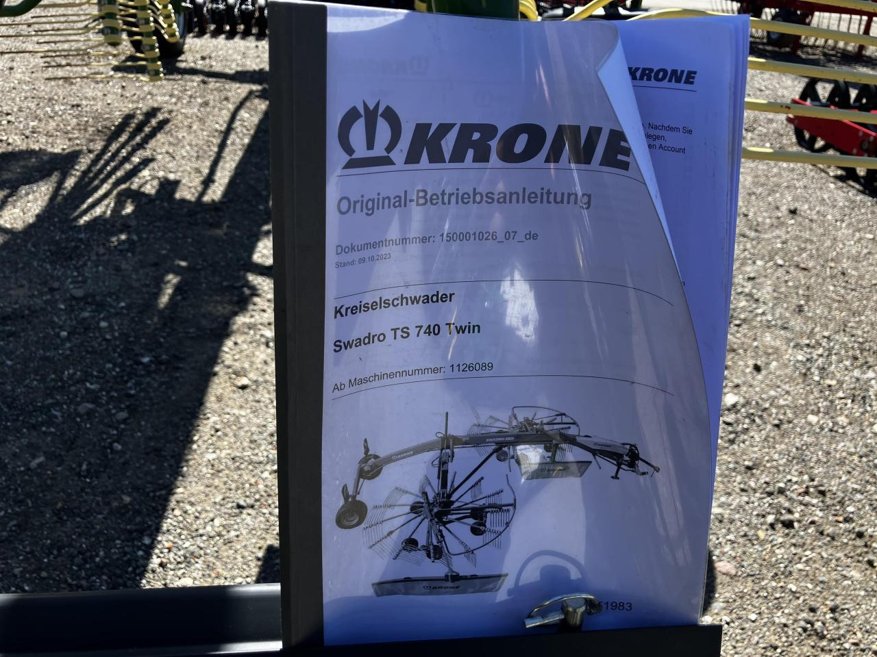 Tedder/ Rake Krone Swadro TS 740 Twin: picture 10