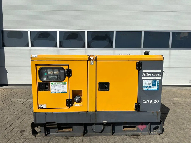 Atlas-Copco QAS 20 Kubota Leroy Somer 20 kVA Silent Rental generatorrset Stage 3A - Generator set: picture 1 Atlas-Copco QAS 20 Kubota Leroy Somer 20 kVA Silent Rental generatorrset Stage 3A - Generator set: picture 1
