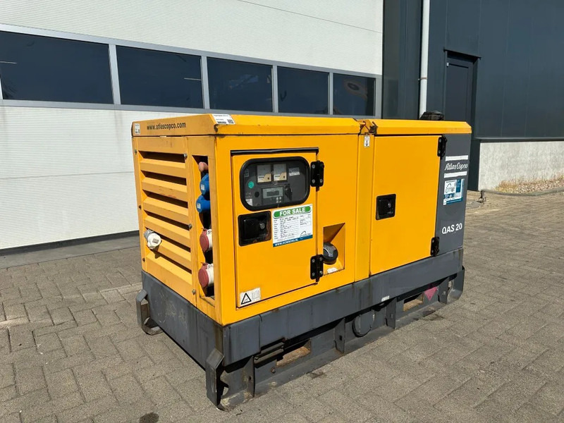 Atlas-Copco QAS 20 Kubota Leroy Somer 20 kVA Silent Rental generatorrset Stage 3A - Generator set: picture 5 Atlas-Copco QAS 20 Kubota Leroy Somer 20 kVA Silent Rental generatorrset Stage 3A - Generator set: picture 5
