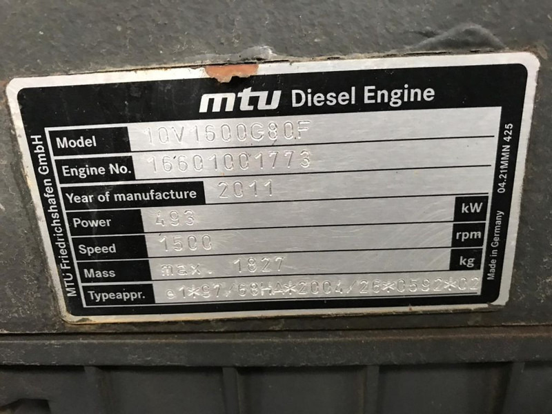GESAN DTR 500 kVA Supersilent DTR 500 kVA MTU Leroy Somer 500 Supersilent generatorset - Generator set: picture 3 GESAN DTR 500 kVA Supersilent DTR 500 kVA MTU Leroy Somer 500 Supersilent generatorset - Generator set: picture 3