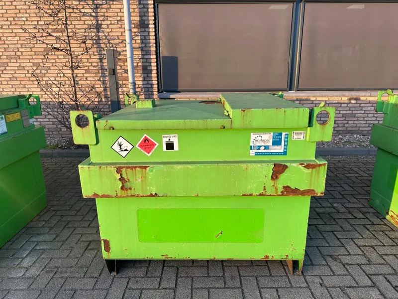 Kiwa IBC Steenbergen 750 liter Dieseltank met Handpomp Milieutank - Shipping container: picture 1 Kiwa IBC Steenbergen 750 liter Dieseltank met Handpomp Milieutank - Shipping container: picture 1