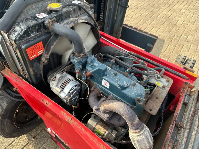 Truck mounted forklift Moffett M4 20.1 Kubota Diesel Kooiaap 2 ton Duplex Sideshift Meeneemheftruck: picture 18
