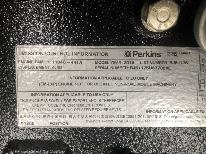 New Generator set Perkins 110 kVA Silent generatorset New !: picture 7