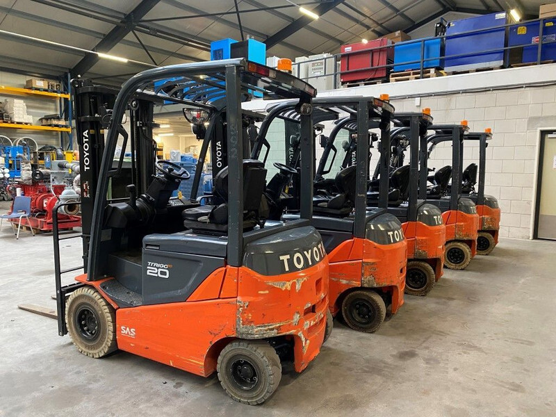 Electric forklift Toyota 2 ton Traigo 20 Duplex Freelift Sideshift Elektra Heftruck: picture 14