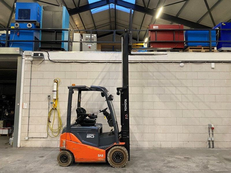 Electric forklift Toyota 2 ton Traigo 20 Duplex Freelift Sideshift Elektra Heftruck: picture 17