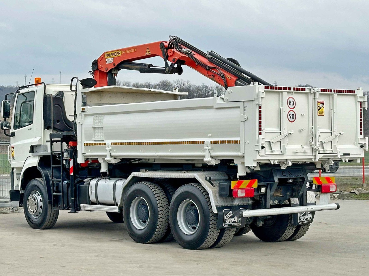 New Tipper, Crane truck DAF CF 410 * Kipper 4,90 m + PK 16001 - K B * 6x4: picture 6