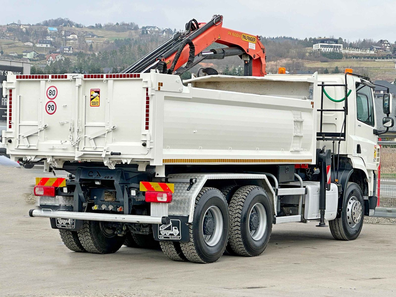 New Tipper, Crane truck DAF CF 410 * Kipper 4,90 m + PK 16001 - K B * 6x4: picture 7