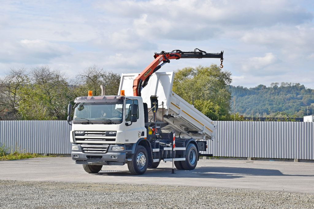 DAF CF 75.310 Kipper 4,30 m + KRAN * TOPZUSTAND DAF CF 75.310 Kipper 4,30 m + KRAN * TOPZUSTAND - Tipper, Crane truck: picture 2 DAF CF 75.310 Kipper 4,30 m + KRAN * TOPZUSTAND DAF CF 75.310 Kipper 4,30 m + KRAN * TOPZUSTAND - Tipper, Crane truck: picture 2