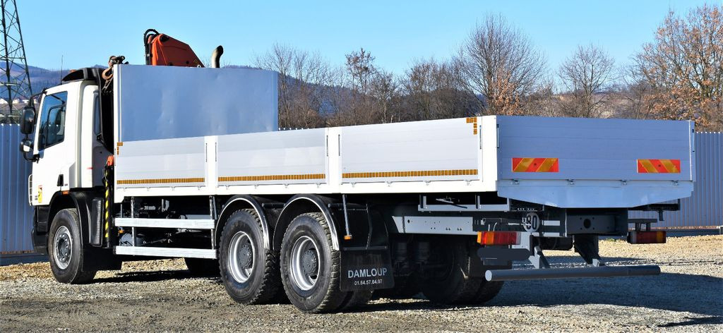 Crane truck, Dropside/ Flatbed truck DAF CF 75.360 Pritsche 7,95 m + KRAN / FUNK * 6x4: picture 7
