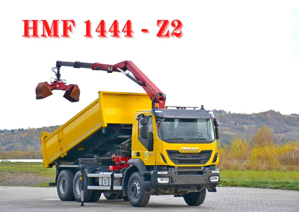Iveco TRAKKER 360 * Kipper 4,90m* KRAN/FUNK*6x4 - Tipper, Crane truck: picture 1 Iveco TRAKKER 360 * Kipper 4,90m* KRAN/FUNK*6x4 - Tipper, Crane truck: picture 1