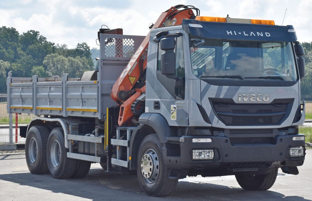 Iveco TRAKKER 410*Kipper 5,20m*ATLAS 165.2E * FUNK/6x4 - Tipper, Crane truck: picture 3 Iveco TRAKKER 410*Kipper 5,20m*ATLAS 165.2E * FUNK/6x4 - Tipper, Crane truck: picture 3