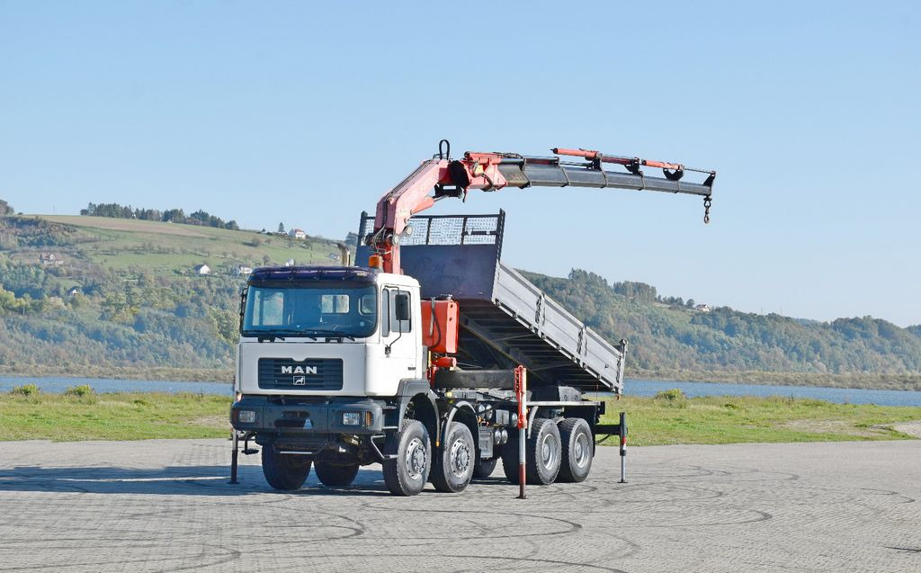 MAN 41.460 * KRAN * 8x8 ! TOPZUSTAND - Tipper, Crane truck: picture 2 MAN 41.460 * KRAN * 8x8 ! TOPZUSTAND - Tipper, Crane truck: picture 2