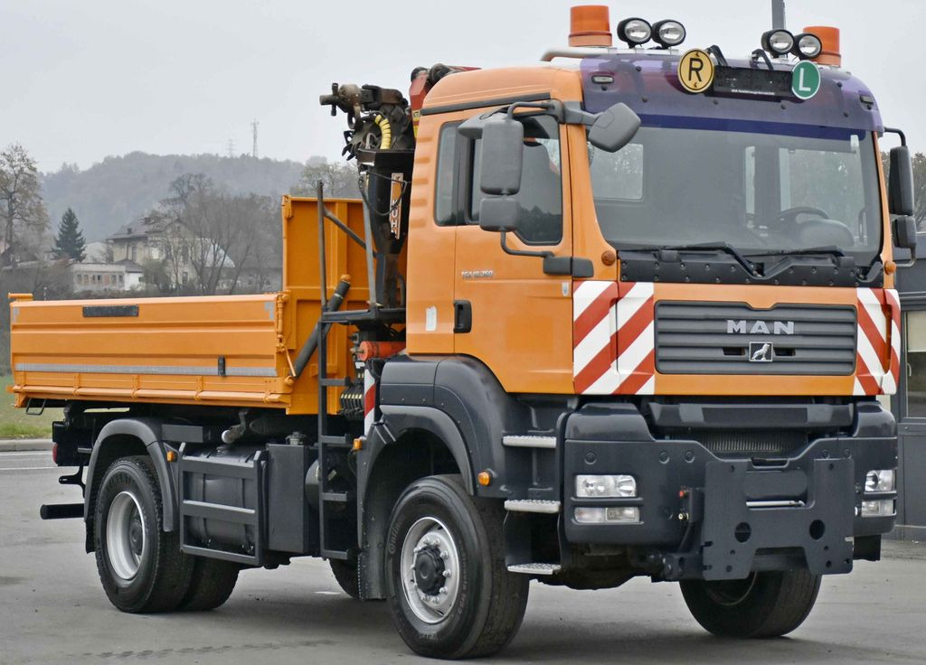 MAN TGA 18.360 * PK 10501 + FUNK *4x4 - Tipper, Crane truck: picture 4 MAN TGA 18.360 * PK 10501 + FUNK *4x4 - Tipper, Crane truck: picture 4