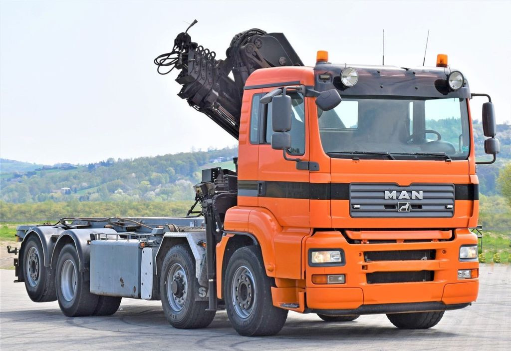 MAN TGA 35.480 Abrollkipper*KRAN /FUNK - Crane truck, Cable system truck: picture 4 MAN TGA 35.480 Abrollkipper*KRAN /FUNK - Crane truck, Cable system truck: picture 4