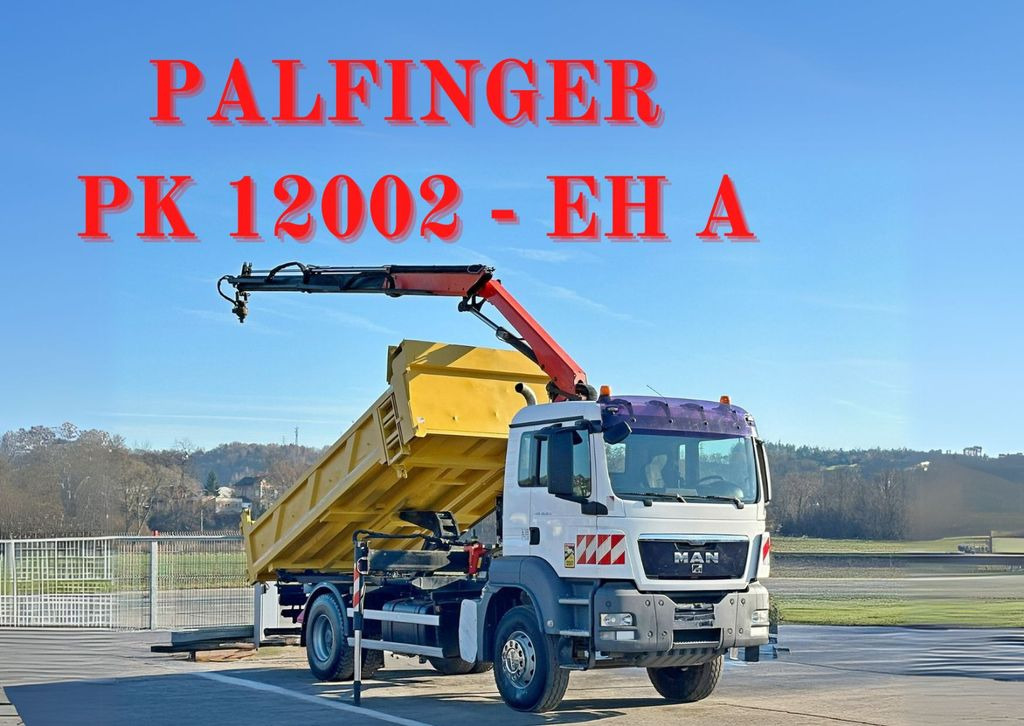 MAN TGS 18.320 * PK 12002 - EH A + FUNK * TOPZUSTAND - Tipper, Crane truck: picture 1 MAN TGS 18.320 * PK 12002 - EH A + FUNK * TOPZUSTAND - Tipper, Crane truck: picture 1