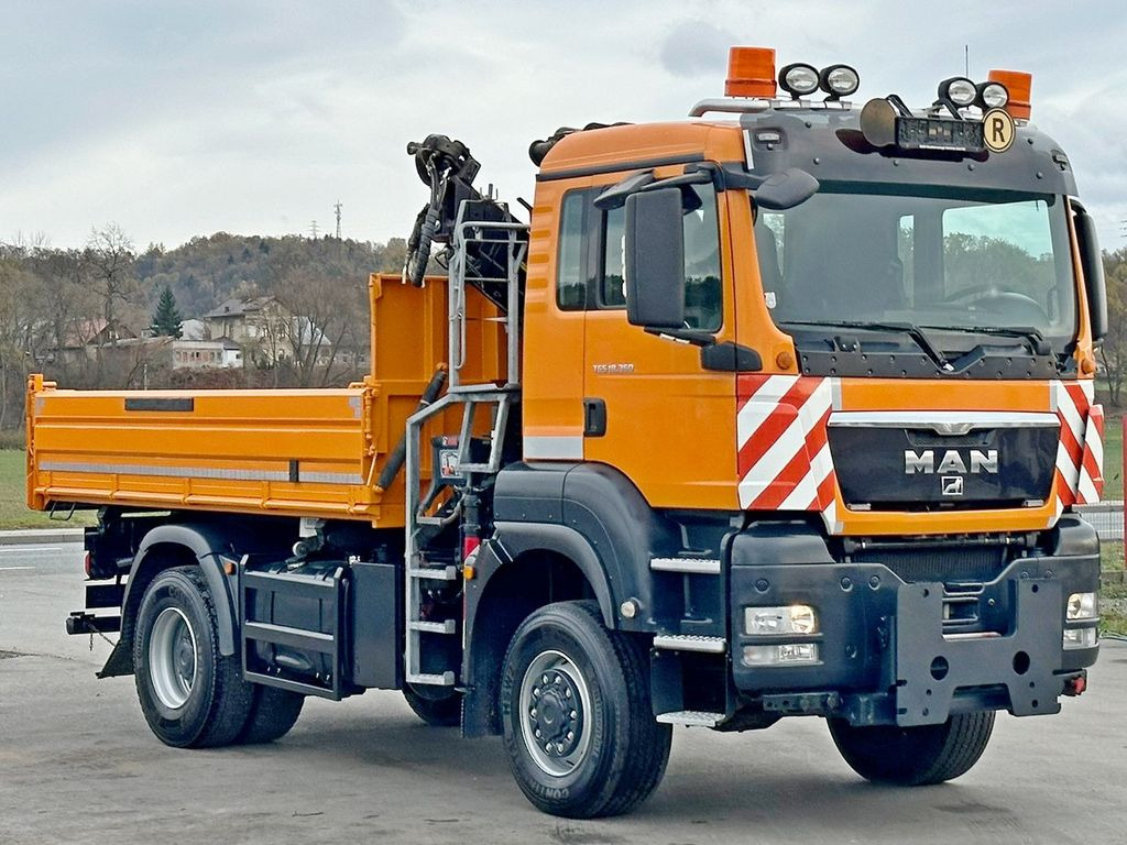 MAN TGS 18.360 * HIAB 099 E-3 HIDUO + FUNK *4x4 - Tipper, Crane truck: picture 4 MAN TGS 18.360 * HIAB 099 E-3 HIDUO + FUNK *4x4 - Tipper, Crane truck: picture 4
