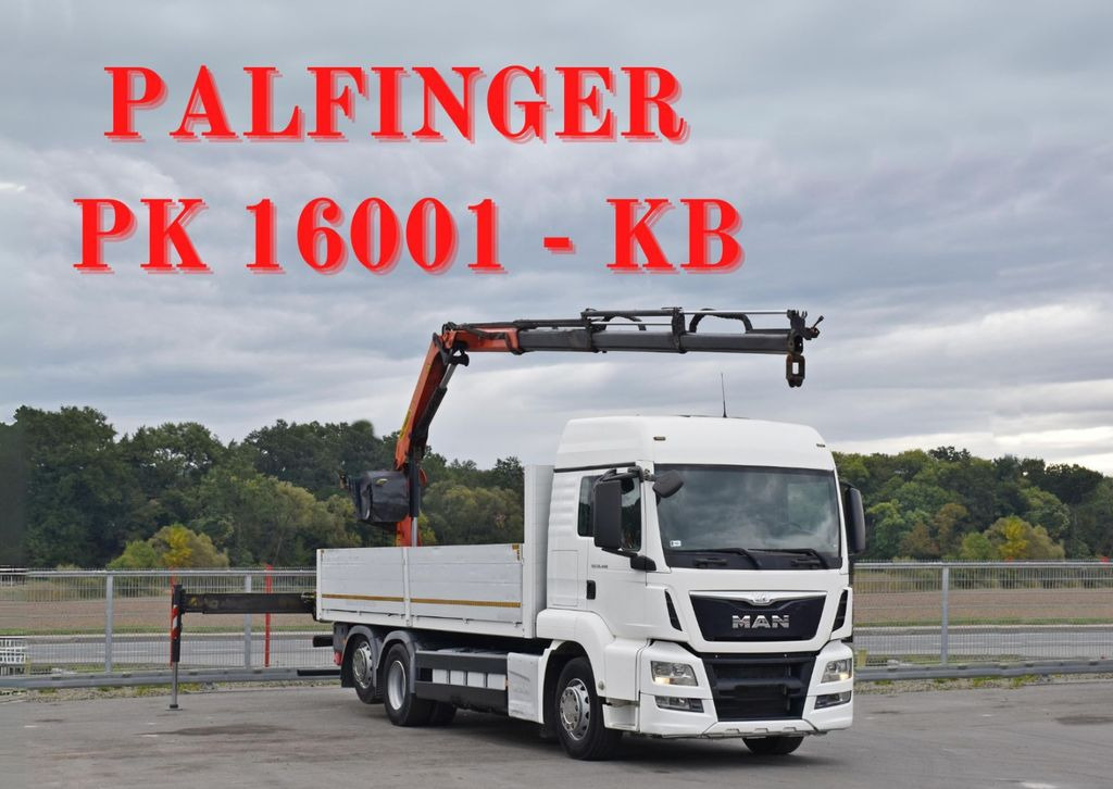 MAN TGS 26.440 * PRITSCHE 6,90 m + PK 16001 - K MAN TGS 26.440 * PRITSCHE 6,90 m + PK 16001 - K - Crane truck, Dropside/ Flatbed truck: picture 1 MAN TGS 26.440 * PRITSCHE 6,90 m + PK 16001 - K MAN TGS 26.440 * PRITSCHE 6,90 m + PK 16001 - K - Crane truck, Dropside/ Flatbed truck: picture 1