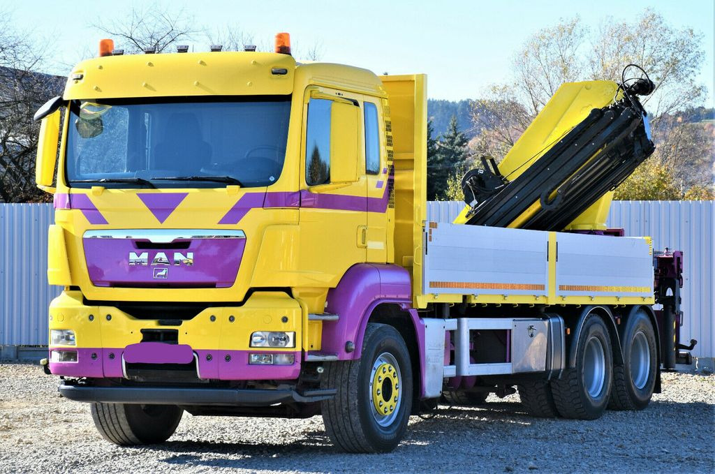 MAN TGS 28.440 Pritsche 5,60* HMF 3000 K5 + FUNK ! - Crane truck: picture 4 MAN TGS 28.440 Pritsche 5,60* HMF 3000 K5 + FUNK ! - Crane truck: picture 4
