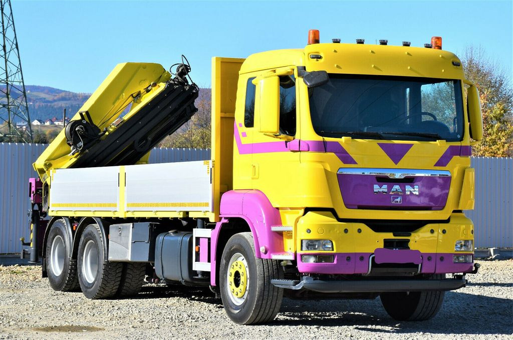 MAN TGS 28.440 Pritsche 5,60* HMF 3000 K5 + FUNK ! - Crane truck: picture 3 MAN TGS 28.440 Pritsche 5,60* HMF 3000 K5 + FUNK ! - Crane truck: picture 3