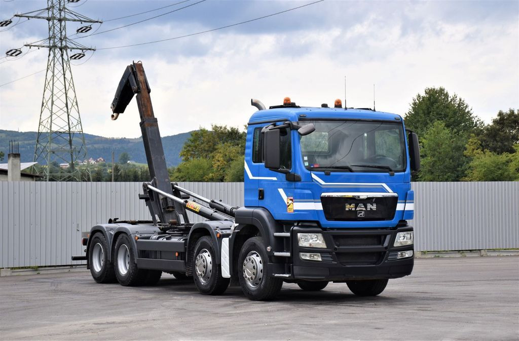 MAN TGS 35.400 Abrollkipper *8x4* Top Zustand! - Hook lift truck: picture 2 MAN TGS 35.400 Abrollkipper *8x4* Top Zustand! - Hook lift truck: picture 2