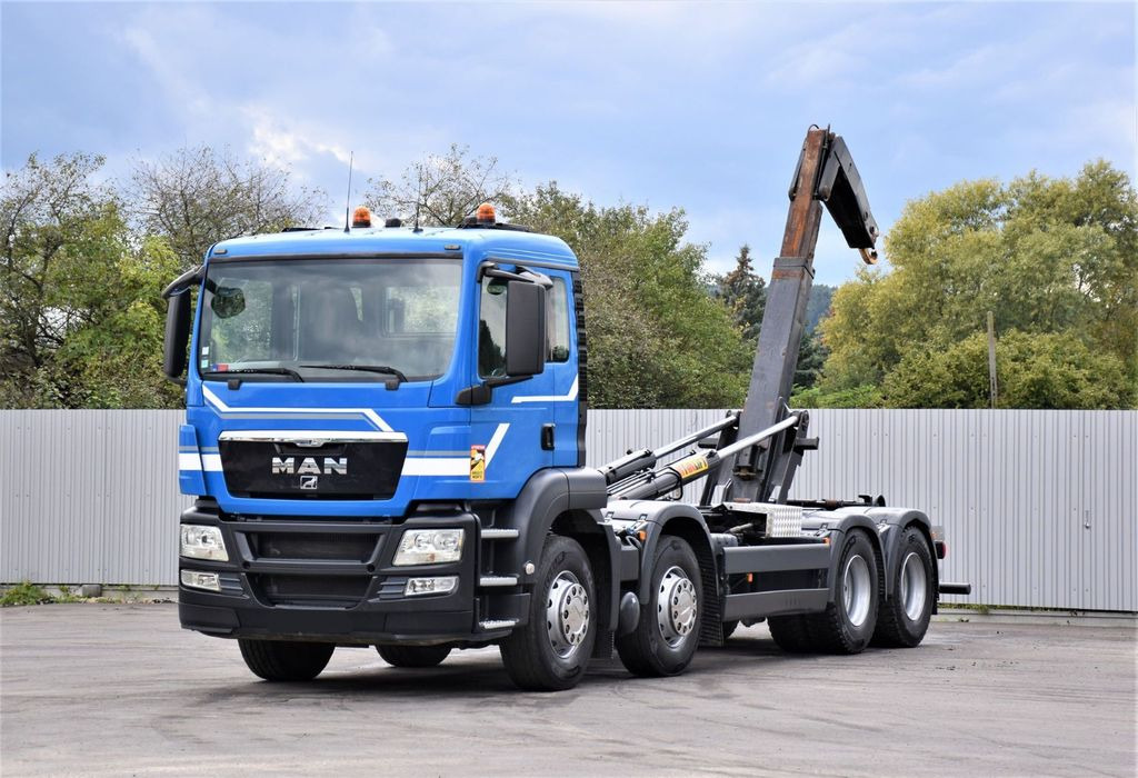 MAN TGS 35.400 Abrollkipper *8x4* Top Zustand! - Hook lift truck: picture 1 MAN TGS 35.400 Abrollkipper *8x4* Top Zustand! - Hook lift truck: picture 1