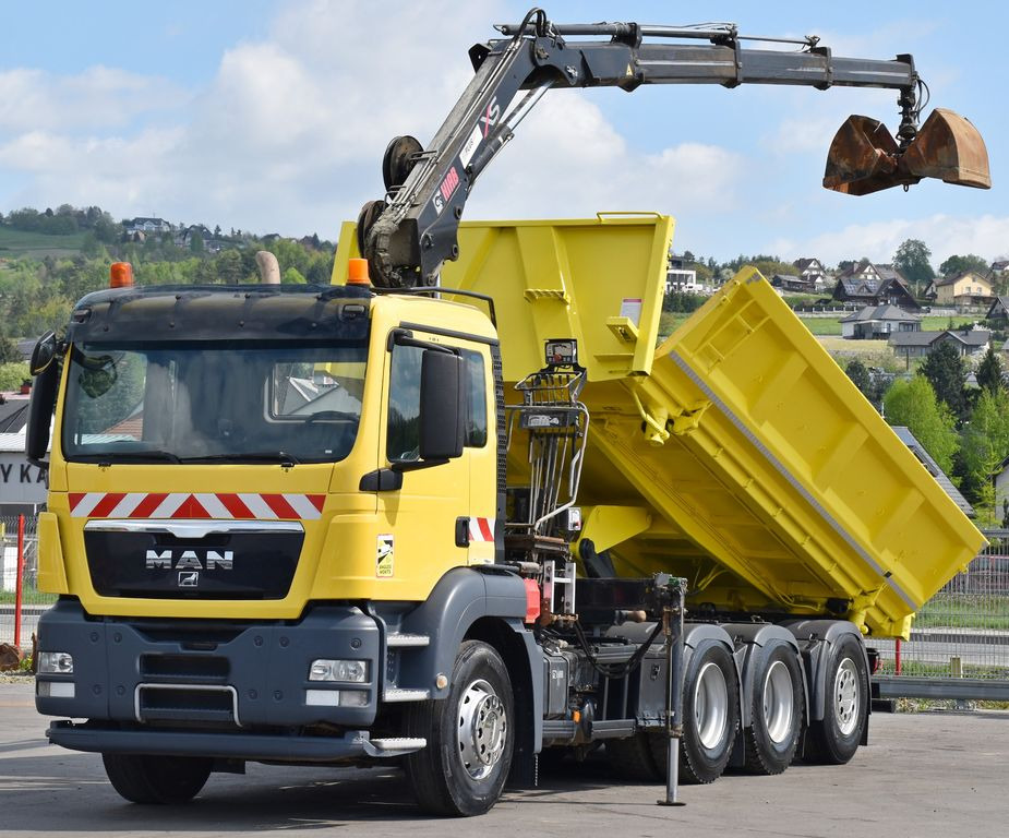 MAN TGS 35.440 * HIAB 122 B-3 DUO / 8x4 - Tipper, Crane truck: picture 3 MAN TGS 35.440 * HIAB 122 B-3 DUO / 8x4 - Tipper, Crane truck: picture 3