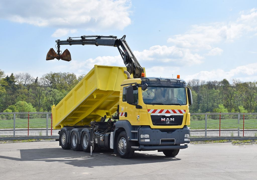 MAN TGS 35.440 * HIAB 122 B-3 DUO / 8x4 - Tipper, Crane truck: picture 2 MAN TGS 35.440 * HIAB 122 B-3 DUO / 8x4 - Tipper, Crane truck: picture 2