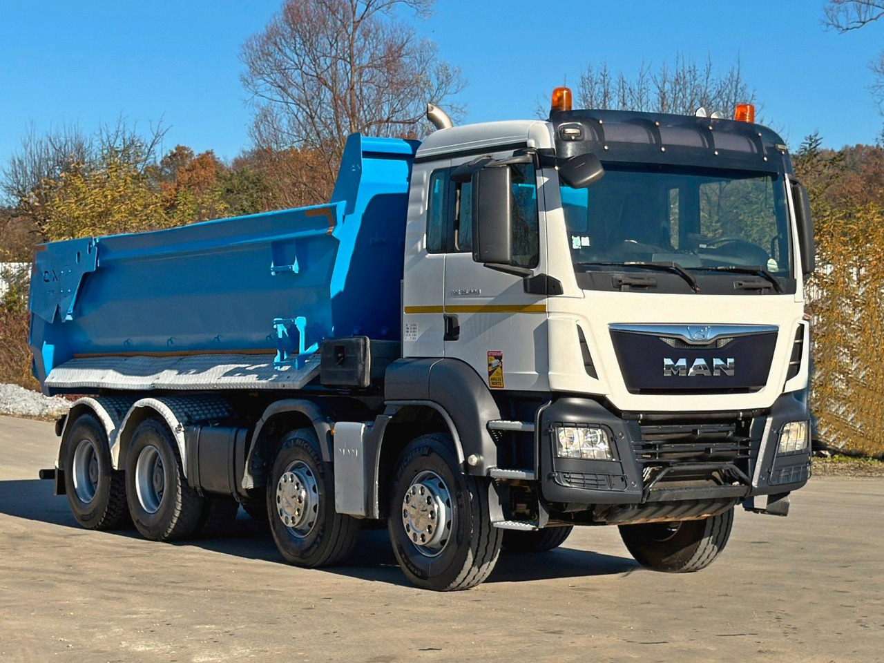 MAN TGS 35.440 * KIPPER WANNA * 8x4 * TOP - Tipper, Crane truck: picture 2 MAN TGS 35.440 * KIPPER WANNA * 8x4 * TOP - Tipper, Crane truck: picture 2