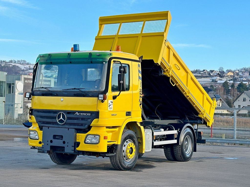 Mercedes-Benz ACTROS 1832* KIPPER 4,60 m + BORDMATIC * TOP - Tipper, Crane truck: picture 2 Mercedes-Benz ACTROS 1832* KIPPER 4,60 m + BORDMATIC * TOP - Tipper, Crane truck: picture 2