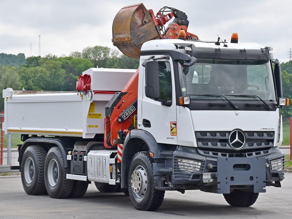 Mercedes-Benz AROCS 2635* FASSI F165AZ.0.22 + FUNK * 6x4 - Crane truck, Tipper: picture 4 Mercedes-Benz AROCS 2635* FASSI F165AZ.0.22 + FUNK * 6x4 - Crane truck, Tipper: picture 4