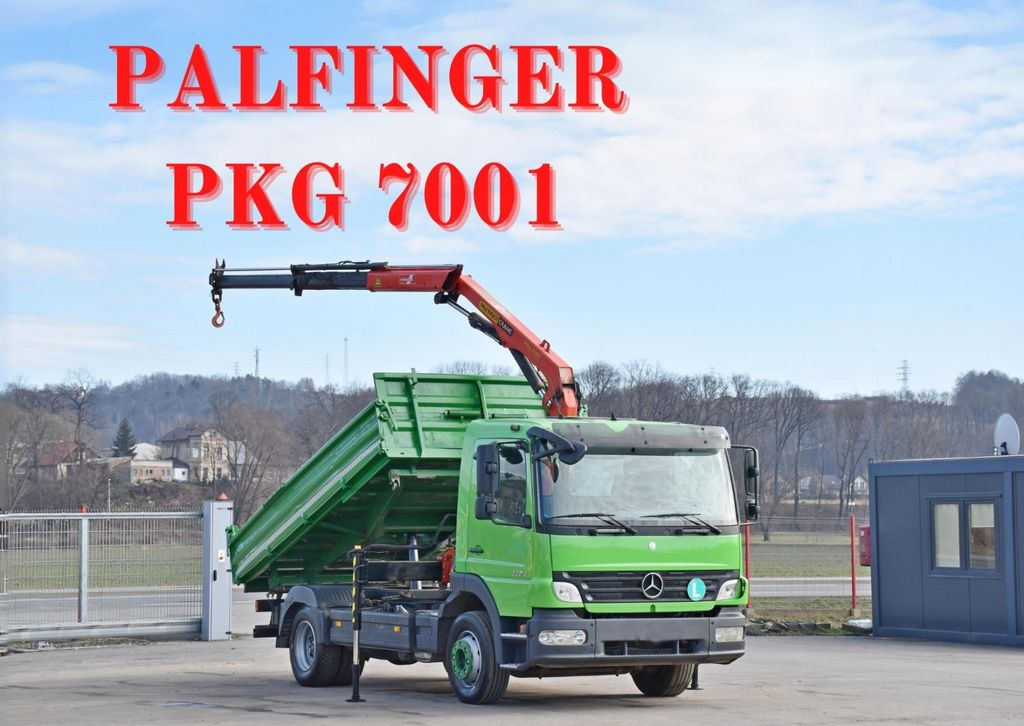 Mercedes-Benz ATEGO 1224 Kipper 4,00m* KRAN * TOPZUSTAND - Crane truck, Tipper: picture 1 Mercedes-Benz ATEGO 1224 Kipper 4,00m* KRAN * TOPZUSTAND - Crane truck, Tipper: picture 1