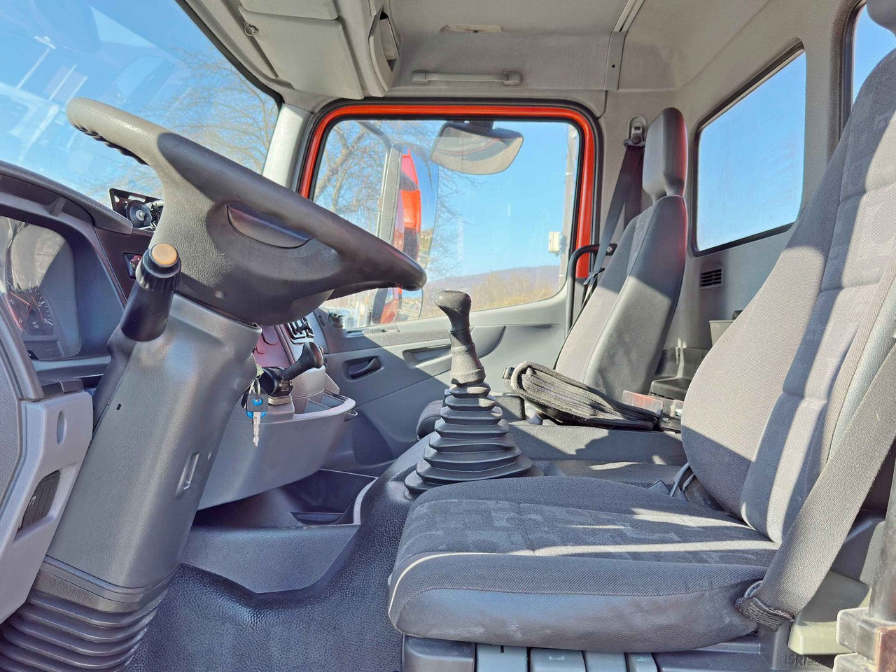 Tipper, Crane truck Mercedes-Benz AXOR 1829 * HIAB 1111 HIDUO + FUNK * TOP * 4x4: picture 8