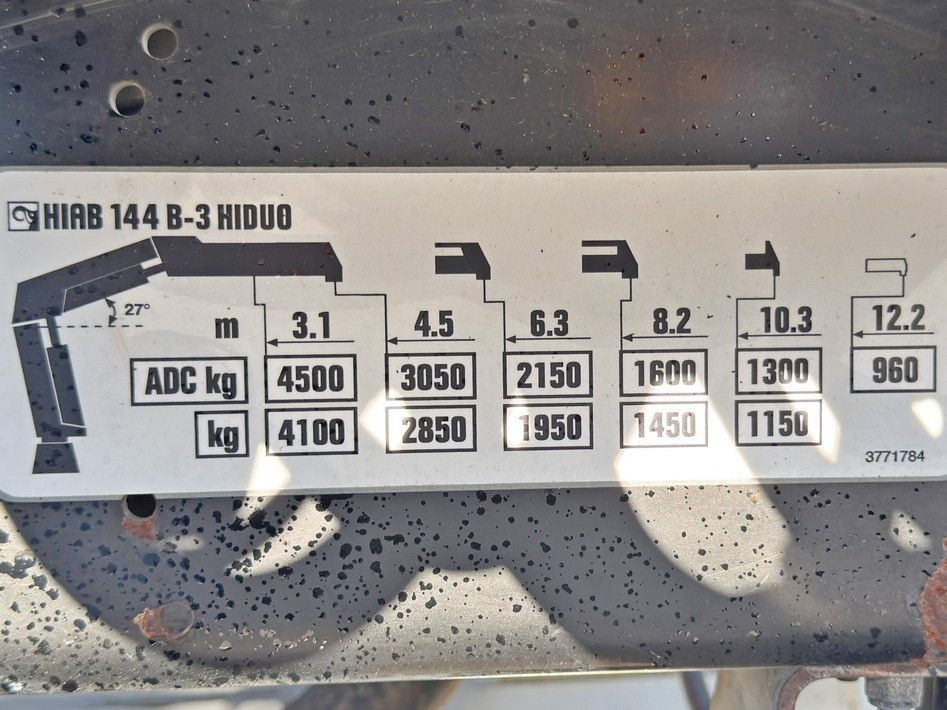 Crane truck Mercedes-Benz AXOR 1833 * HIAB 144 B - 3 HIDUO + FUNK * TOP: picture 9 Crane truck Mercedes-Benz AXOR 1833 * HIAB 144 B - 3 HIDUO + FUNK * TOP: picture 9