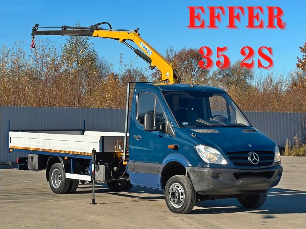 Mercedes-Benz Sprinter 516 CDI * EFFER 35 2S * TOP - Flatbed van: picture 1 Mercedes-Benz Sprinter 516 CDI * EFFER 35 2S * TOP - Flatbed van: picture 1