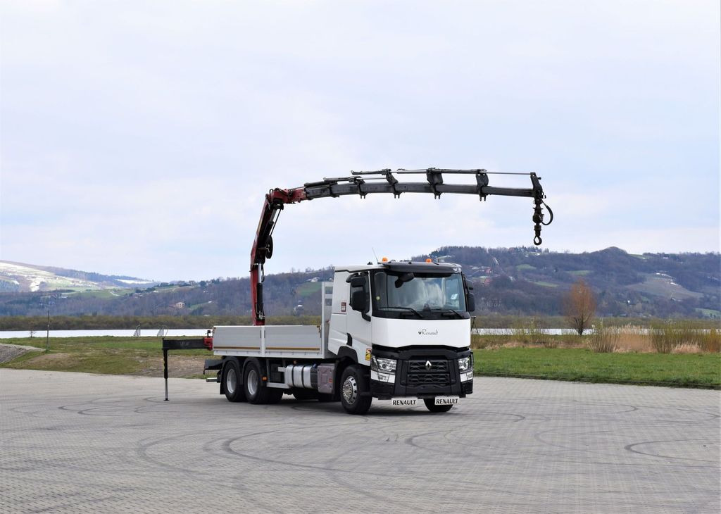 Renault C 460 * HMF 1510 K6 + FUNK * 6x4 Renault C 460 * HMF 1510 K6 + FUNK * 6x4 - Crane truck, Dropside/ Flatbed truck: picture 2 Renault C 460 * HMF 1510 K6 + FUNK * 6x4 Renault C 460 * HMF 1510 K6 + FUNK * 6x4 - Crane truck, Dropside/ Flatbed truck: picture 2