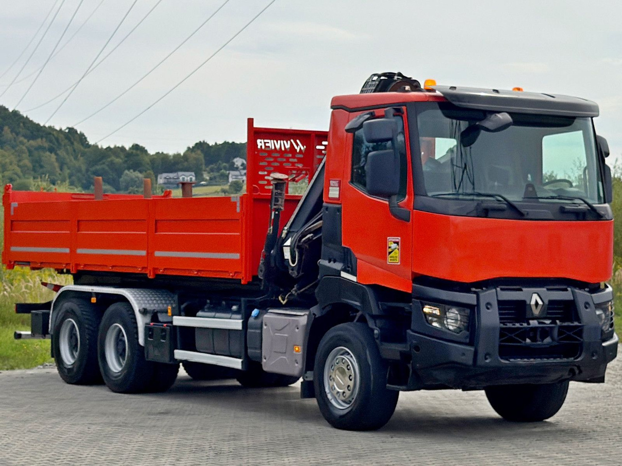 Renault K 380 * HIAB 144 BS - 3 HIDUO + FUNK * 6x4 * TOP - Tipper, Crane truck: picture 3 Renault K 380 * HIAB 144 BS - 3 HIDUO + FUNK * 6x4 * TOP - Tipper, Crane truck: picture 3