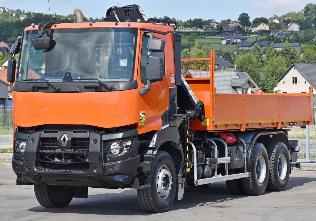 Renault K 430 * HIAB 144 B-3 HIDUO + FUNK / 6x4 - Crane truck, Tipper: picture 4 Renault K 430 * HIAB 144 B-3 HIDUO + FUNK / 6x4 - Crane truck, Tipper: picture 4