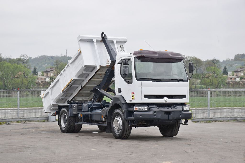 Renault KERAX 320 * Abrollkipper + CONTAINER *TOPZUSTAND - Hook lift truck: picture 1 Renault KERAX 320 * Abrollkipper + CONTAINER *TOPZUSTAND - Hook lift truck: picture 1